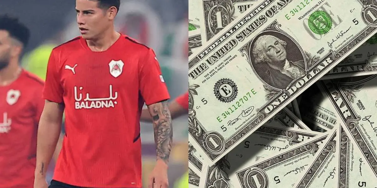 El jugador colombiano se viene recuperando de una lesión, según confirmó el entrenador de Al Rayyan.