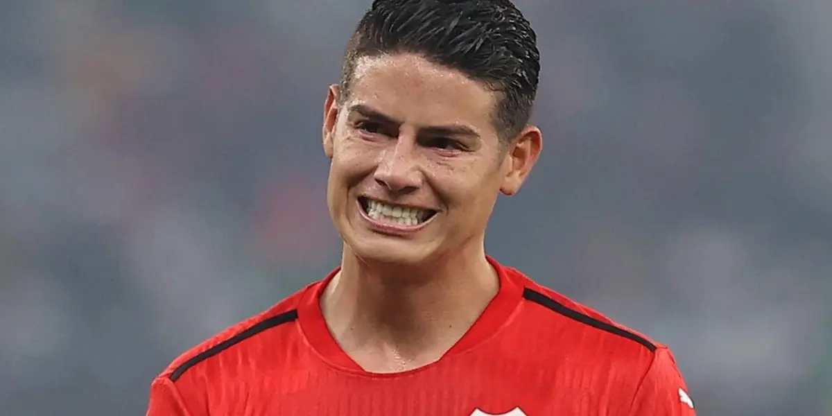 El jugador colombiano se viene recuperando de una lesión, pero se ha visto involucrado en una polémica que no es por su equipo.