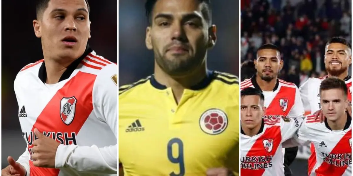 El jugador colombiano tuvo un gesto al estilo de Radamel Falcao en Argentina