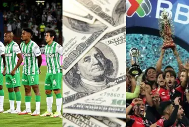 El jugador colombiano tuvo un paso por el cuadro verdolaga en la temporada 2018 y ahora brilla en el fútbol mexicano donde su valor en el mercado se incrementó.