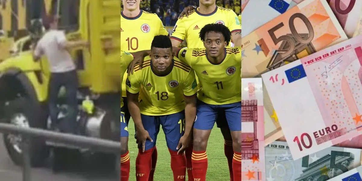 El jugador colombiano tuvo una dura infancia y ahora tiene un millonario sueldo en un club de Europa.