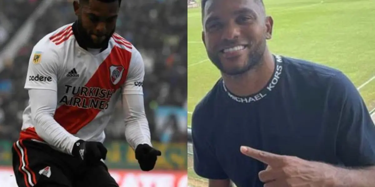 El jugador colombiano tuvo una gran temporada con River Plate tras su arribo procedente del Junior