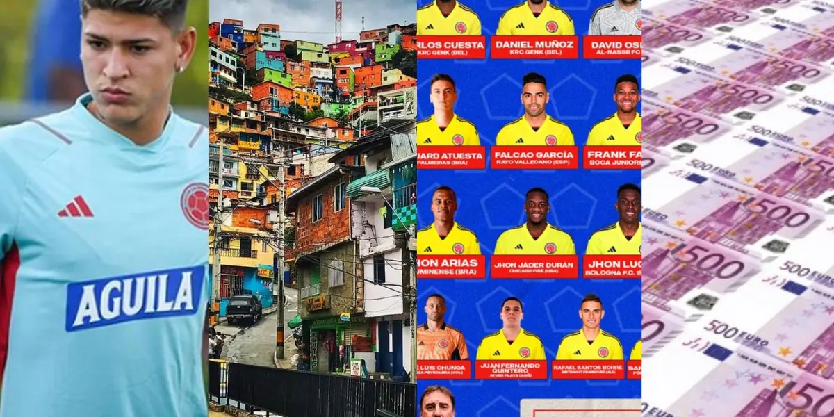 El jugador colombiano tuvo una infancia difícil y tras salir adelante ahora gana millones en un grande de Sudamérica