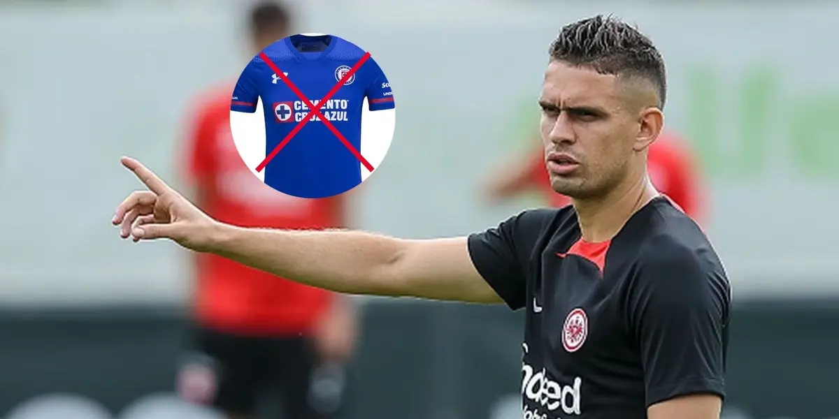 El jugador colombiano no vive un buen momento al ser borrado den Frankfurt