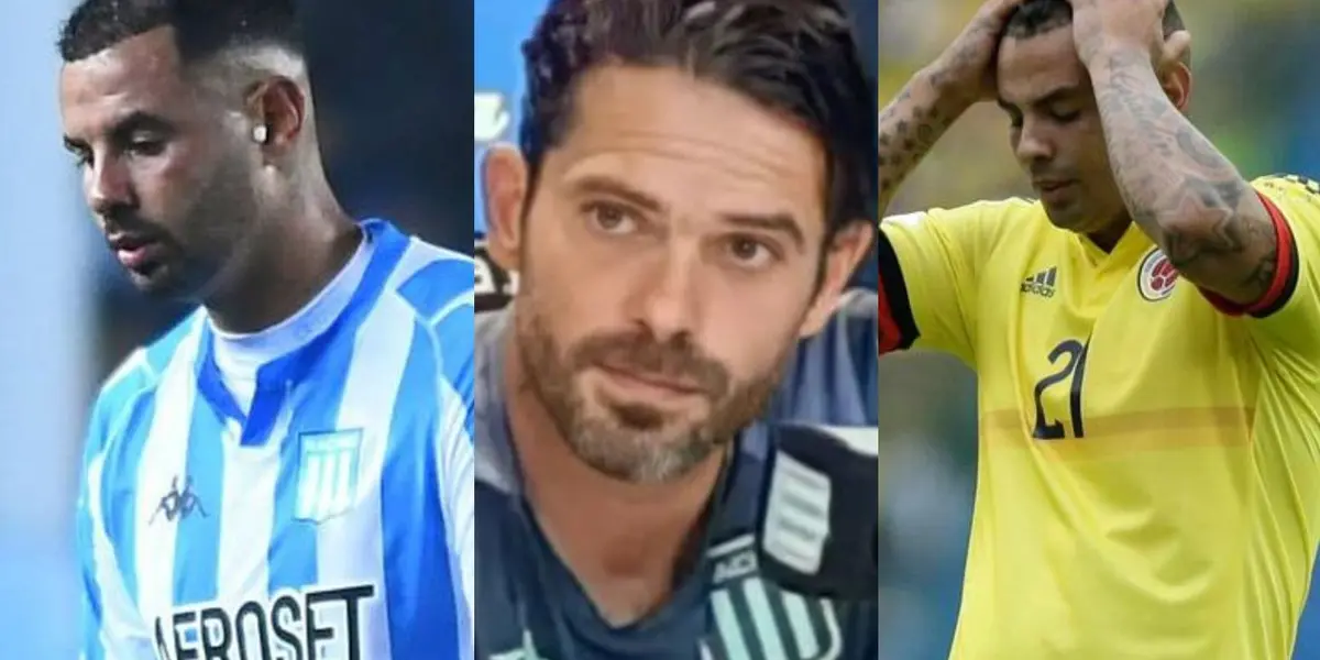 El jugador colombiano no vive un buen presente en Racing de Argentina