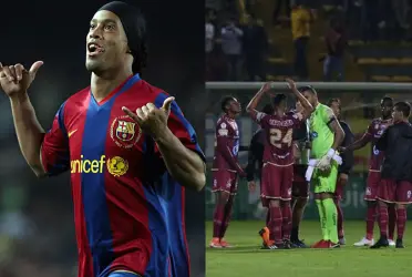 El jugador colombiano vive una particular situación que ya vivió el astro brasileño.