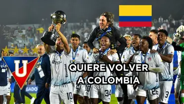 El jugador con pasado en LDU Quito quiere volver a Colombia.