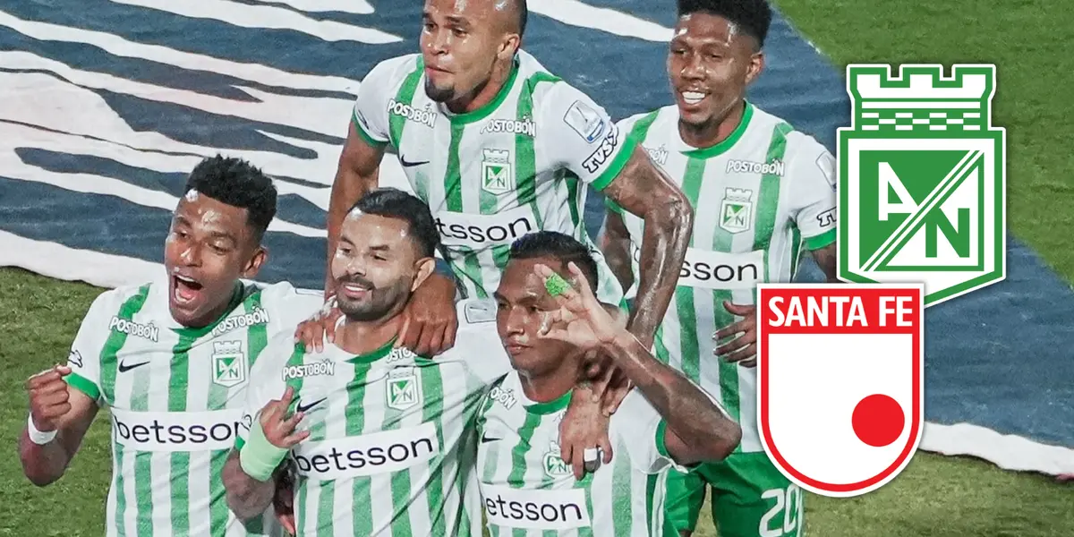 El jugador de Nacional que sobresalió vs. Santa Fe esta noche Foto: Escudoteca y Nacionaloficial