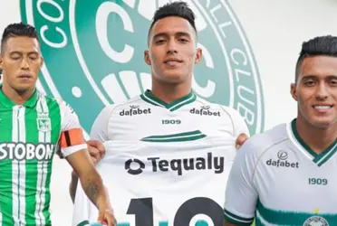El jugador dejó Atlético Nacional para fichar con Coritiba de Brasil