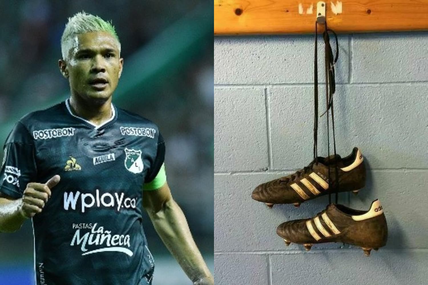 El jugador del Deportivo Cali escribió un mensaje a través de sus redes sociales donde manifestó que llegó el momento y que le pasaba el balón a su hijo.