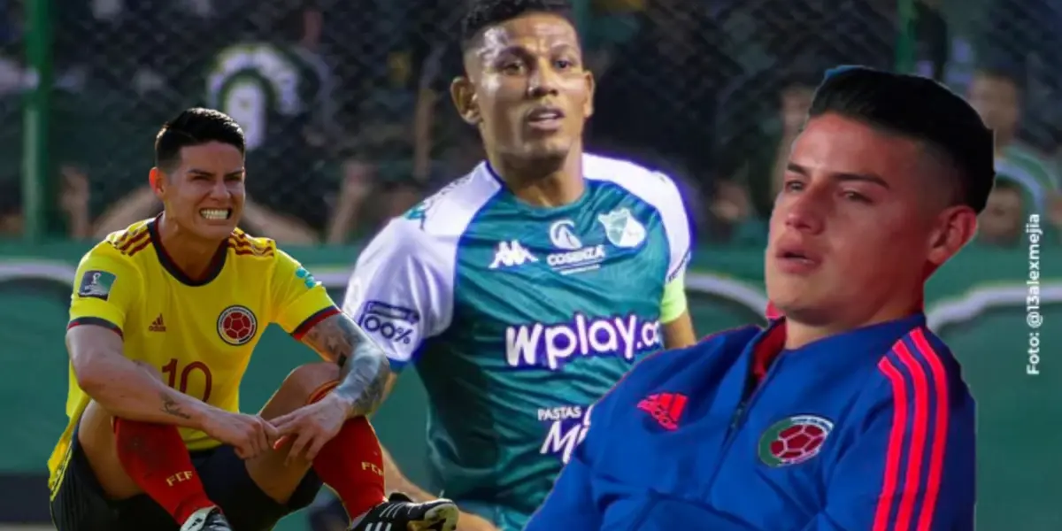 El jugador del Deportivo Cali le bajó el pulgar al 10 de la tricolor