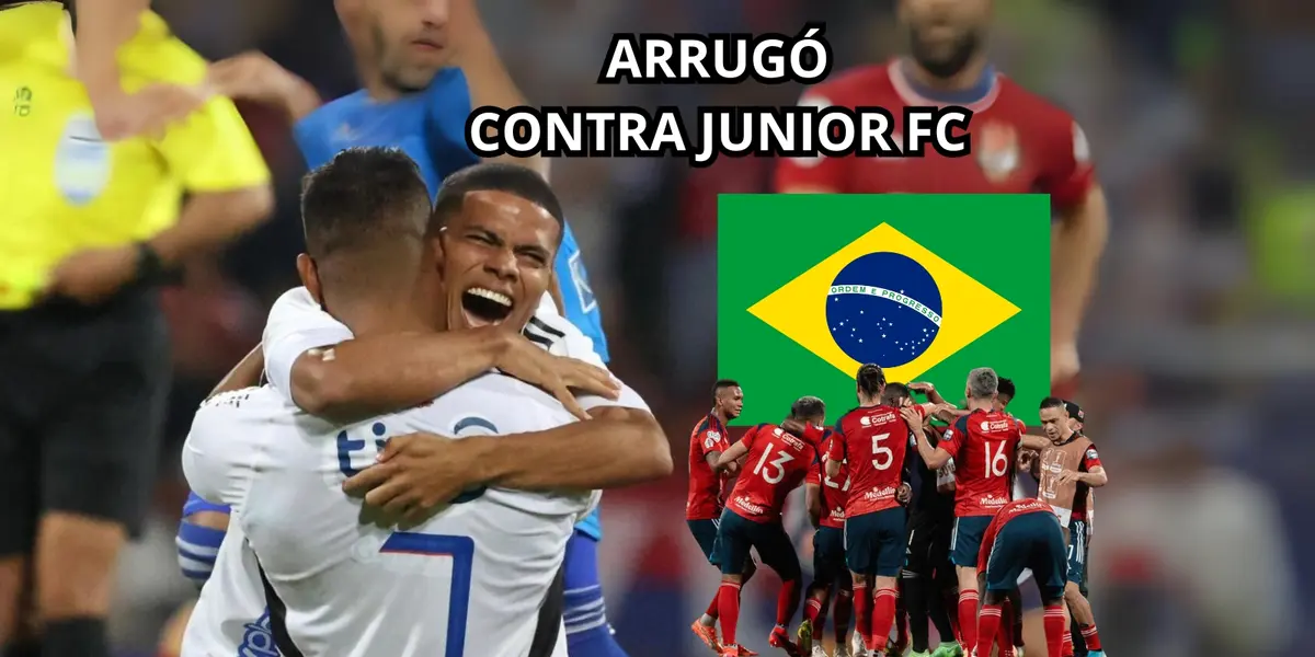 El jugador del DIM arrugó contra el Junior FC y tiene tanta suerte que es recomendado en Brasil.