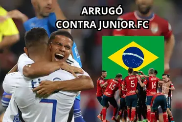 El jugador del DIM arrugó contra el Junior FC y tiene tanta suerte que es recomendado en Brasil.