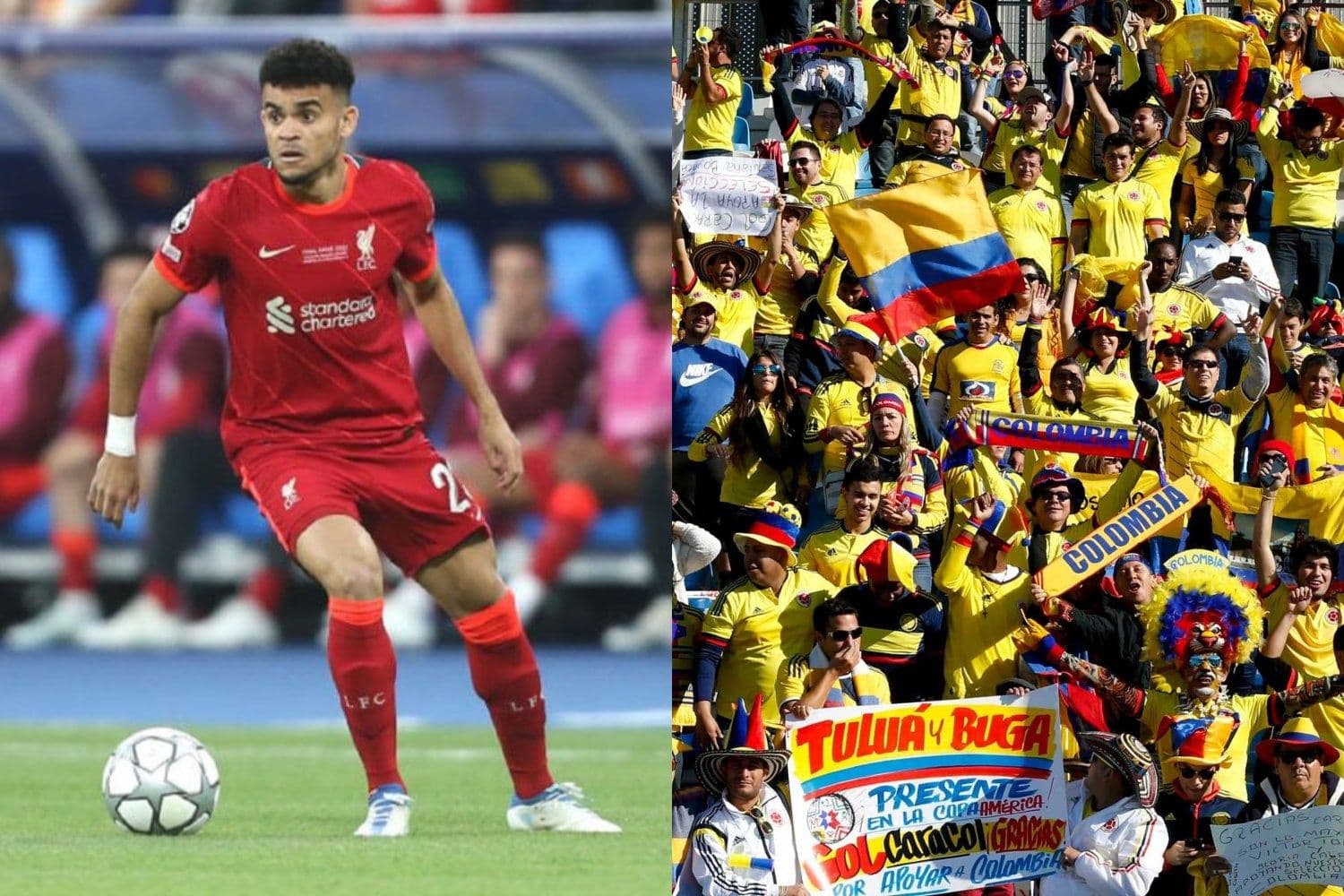 El jugador del Liverpool pasa sus vacaciones en Colombia tras terminar la temporada en Europa