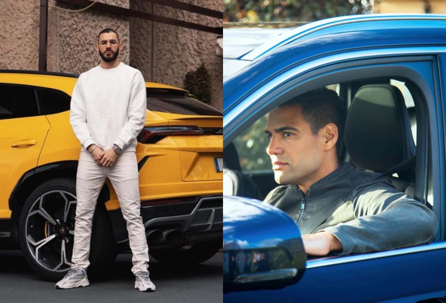 El jugador del Real Madrid presumió un lujoso auto en sus redes sociales, caso contrario a Radamel Falcao; quien ahora usa uno de menor costo en su vuelta a España.