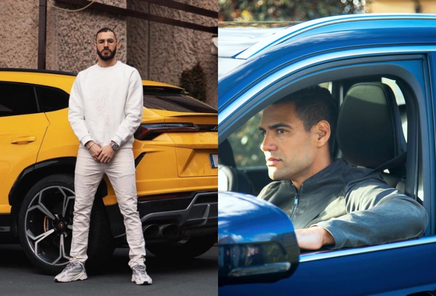 El jugador del Real Madrid presumió un lujoso auto en sus redes sociales, caso contrario a Radamel Falcao; quien ahora usa uno de menor costo en su vuelta a España.
