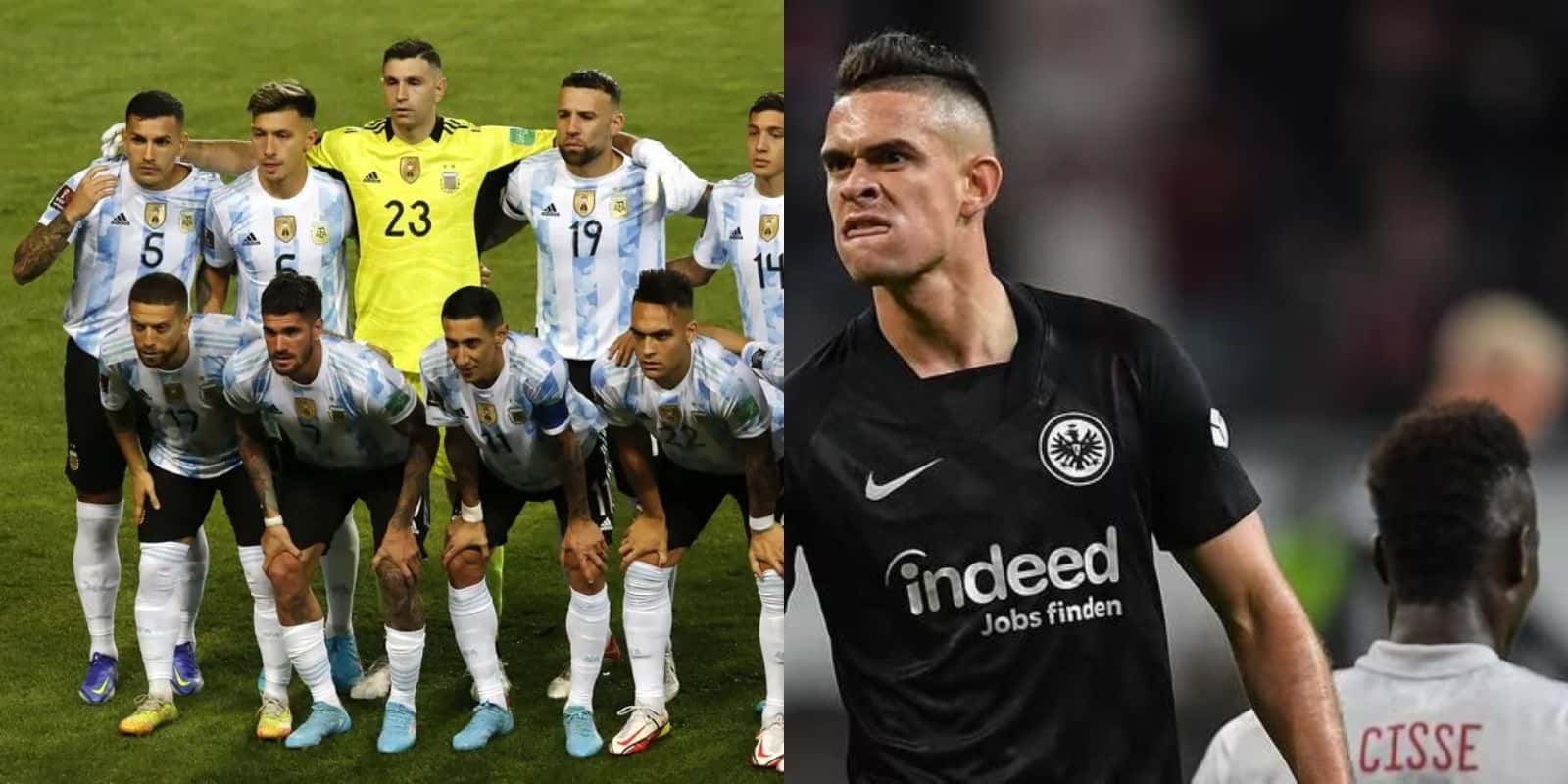 El jugador desechó la opción de jugar con Argentina y ahora está en la mira del club donde juega Rafael Santos Borré.