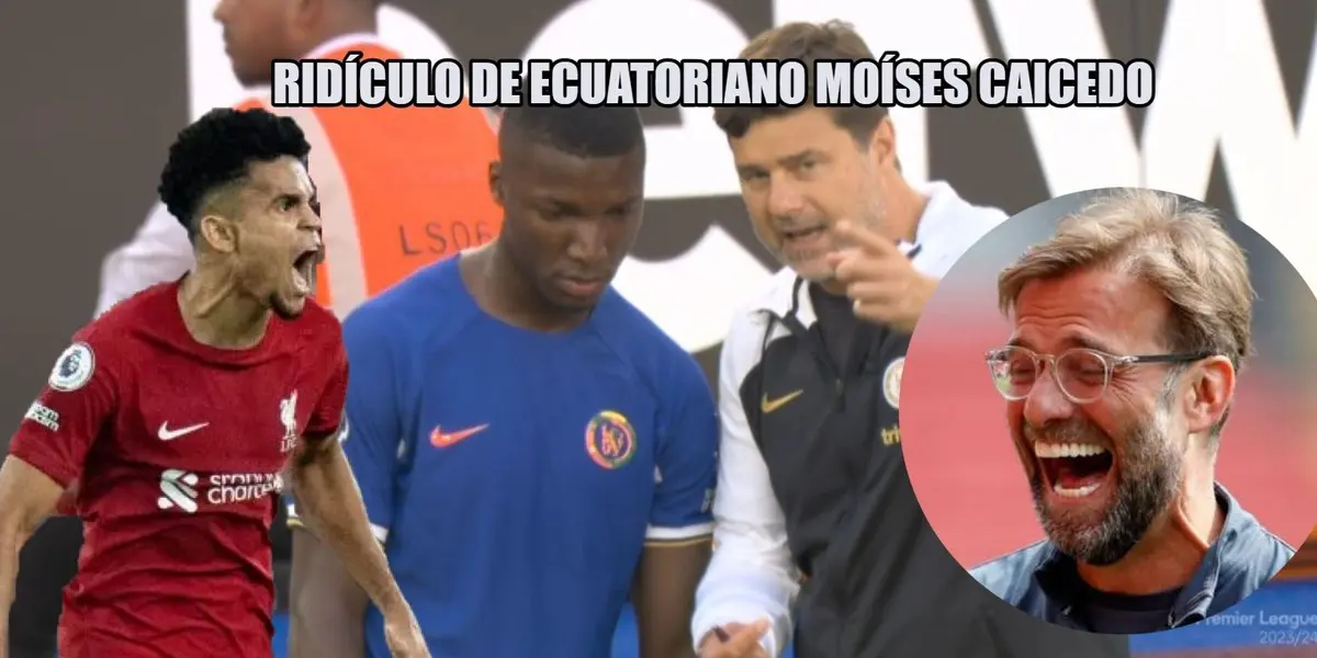 El jugador ecuatoriano Moisés Caicedo se desinfló en su debut con Chelsea 