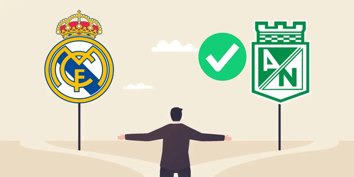 El jugador eligió entre el Real Madrid y Atlético Nacional