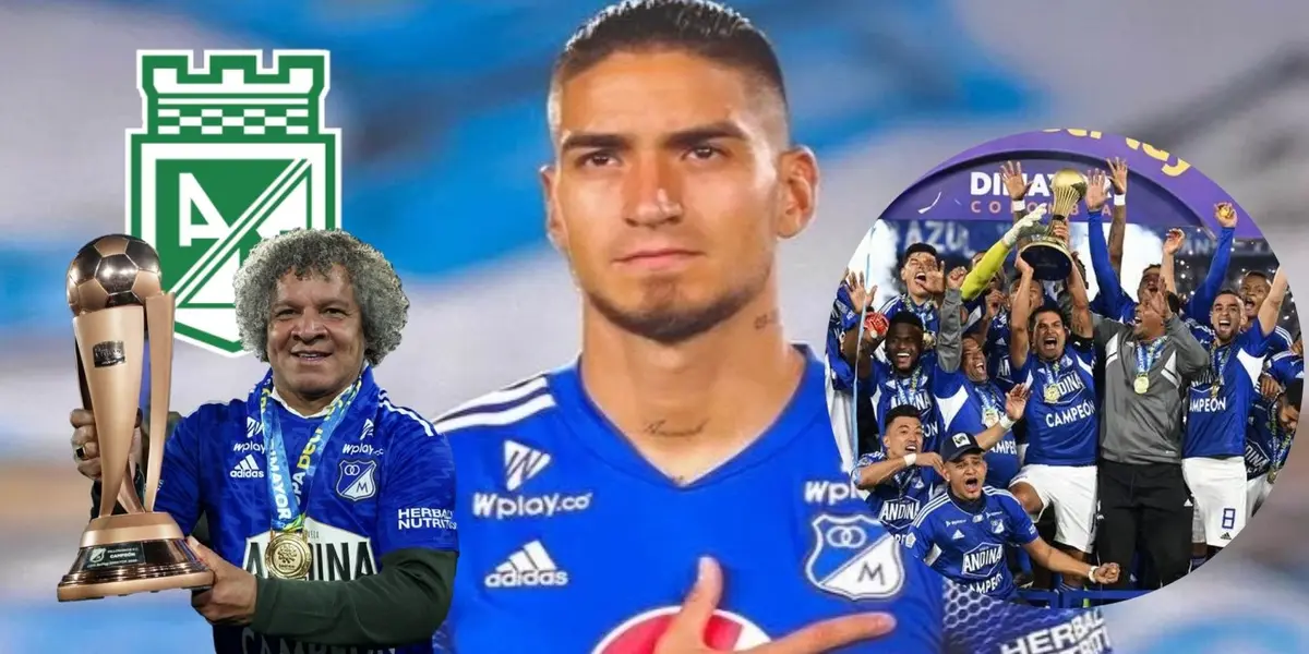 El jugador es hincha de Nacional, pero tuvo un gesto con Millonarios