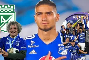 El jugador es hincha de Nacional, pero tuvo un gesto con Millonarios