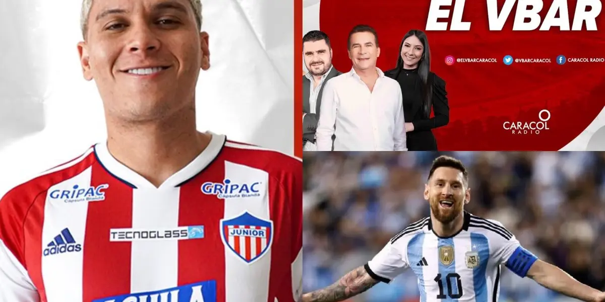 El jugador es la nueva estrella del Junior de Barranquilla que terminó empatando ante Independiente Medellín