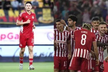 El jugador es nuevo jugador de Olympiacos con quien ya debutó en la liga de Grecia