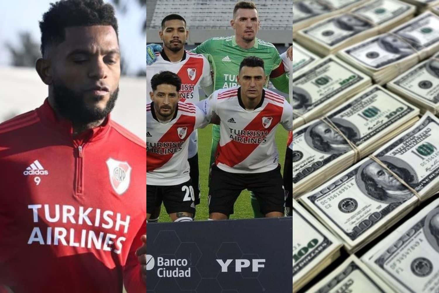 El jugador es nuevo refuerzo de River Plate para esta temporada tras su paso por Junior de Barranquilla