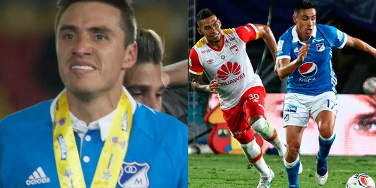 El jugador es reconocido por anotar el gol ante Santa Fe que le dio el titulo al embajador en el año 2017