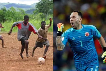 El jugador es un delantero que respeta a David Ospina, jugó con el colombiano y reveló que el fútbol lo salvó de la extrema pobreza.