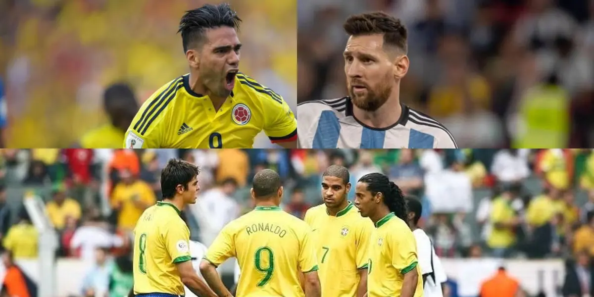 El jugador es un ídolo brasileño que admira y respeta al colombiano Radamel Falcao.