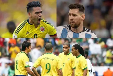 El jugador es un ídolo brasileño que admira y respeta al colombiano Radamel Falcao.