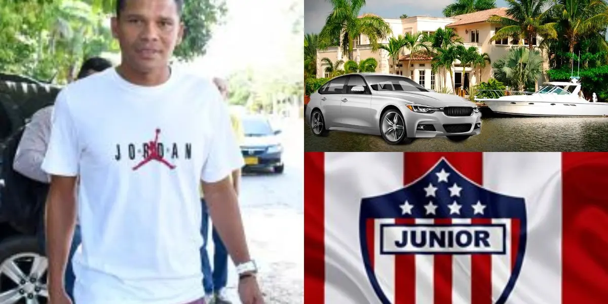 El jugador es uno de los referentes del Junior y dio una lección de compromiso