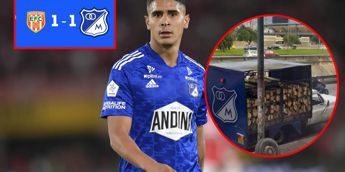 El jugador está en un bajo nivel en Millonarios (Fotos: El Espectador, X, Azul Total)