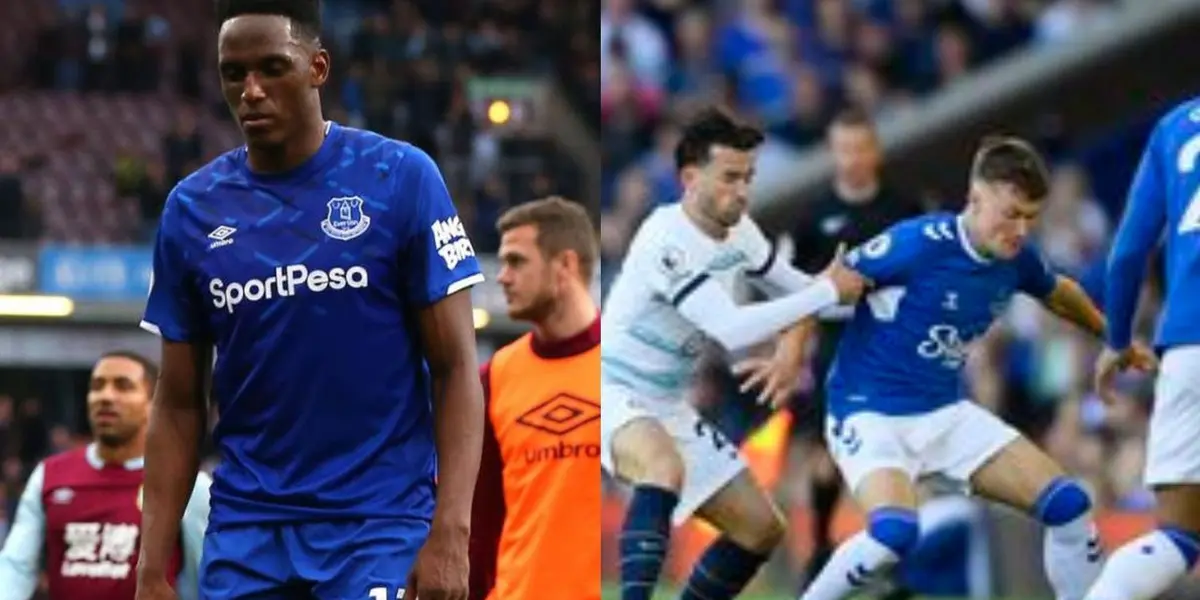 El jugador estuvo presente en el partido de Everton ante Chelsea