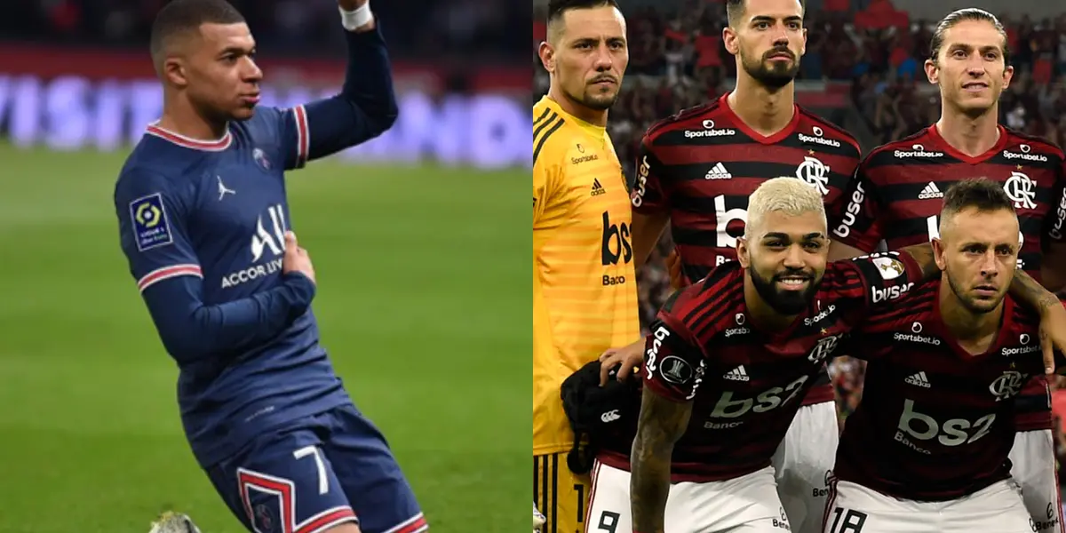 El jugador estuvo presente en la derrota de Talleres ante Flamengo y tuvo una brillante jugada contra Filipe Luís.