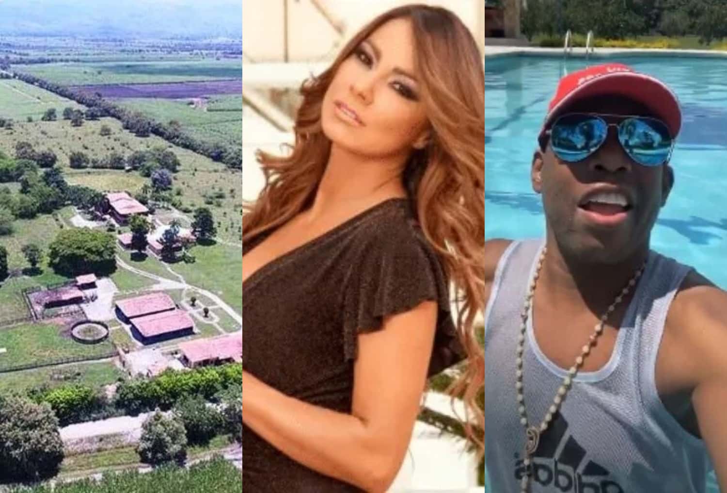 El jugador Faustino Asprilla hace poco tiempo invitó a Esperanza Gómez a su finca.