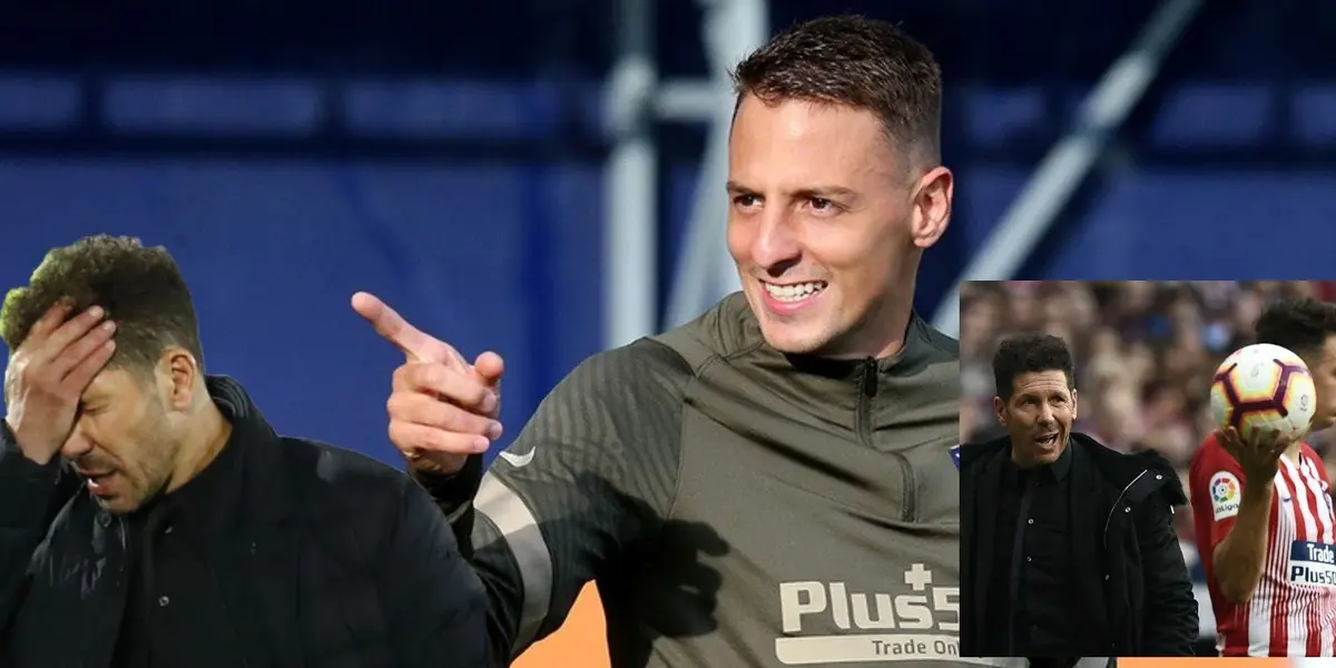 El jugador fue borrado por Diego Simeone en el Atlético de Madrid