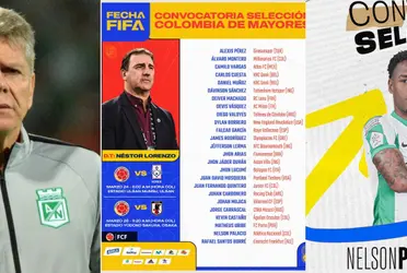 El jugador fue el único llamado por Néstor Lorenzo a la selección Colombia