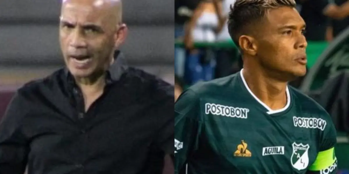 El jugador fue expulsado en el partido del Deportivo Cali ante Unión Magdalena en la liga colombiana