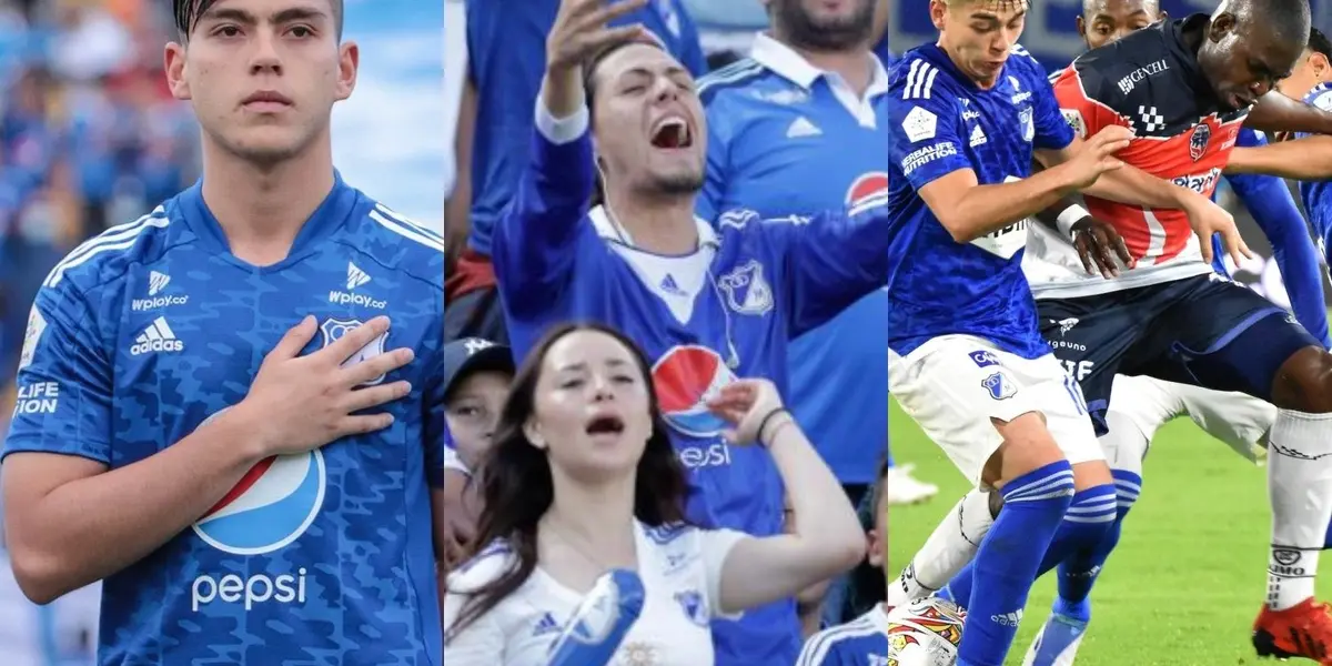 El jugador fue la figura del partido de Millonarios en la Copa Colombia