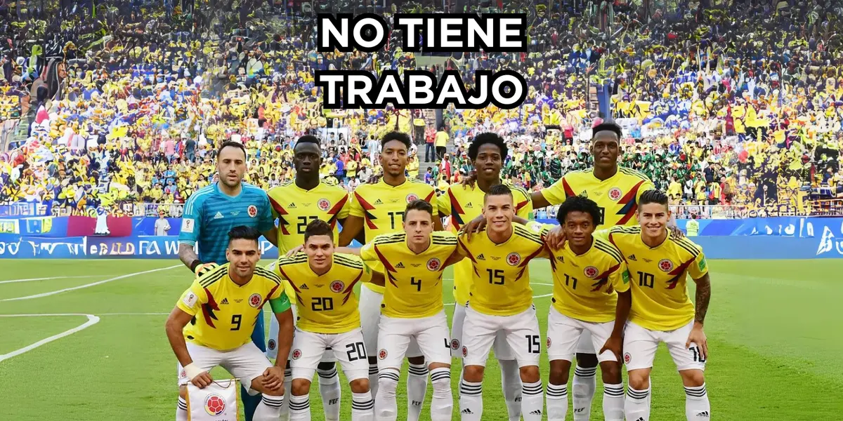 El jugador fue Mundialista con la Selección Colombia en Rusia 2018 y hoy en día no tiene trabajo.