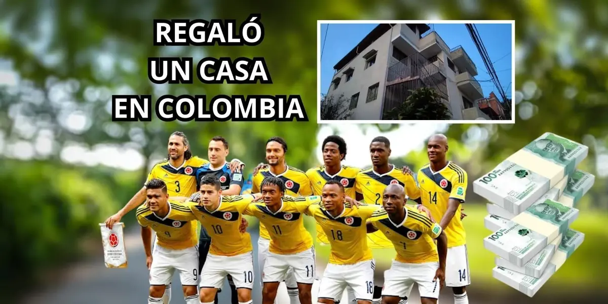 El jugador fue Mundialista con la Selección Colombia en 2014 y tiene una emotiva historia donde demostró que es agradecido.