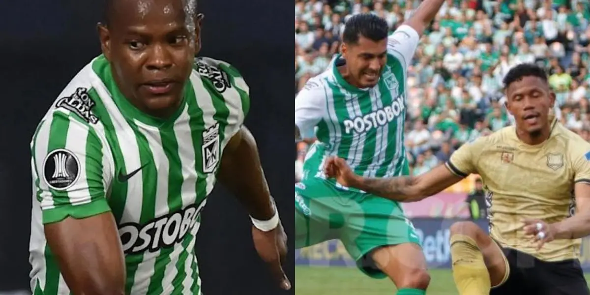 El jugador fue muy cuestionado en redes sociales por los hinchas de Atlético Nacional tras su bajo rendimiento ante Águilas Doradas