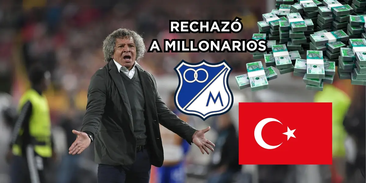 El jugador fue pretendido por Millonarios FC; pero todo apunta a que se marcharía a Turquía.