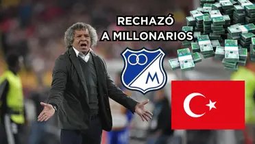 El jugador fue pretendido por Millonarios FC; pero todo apunta a que se marcharía a Turquía.