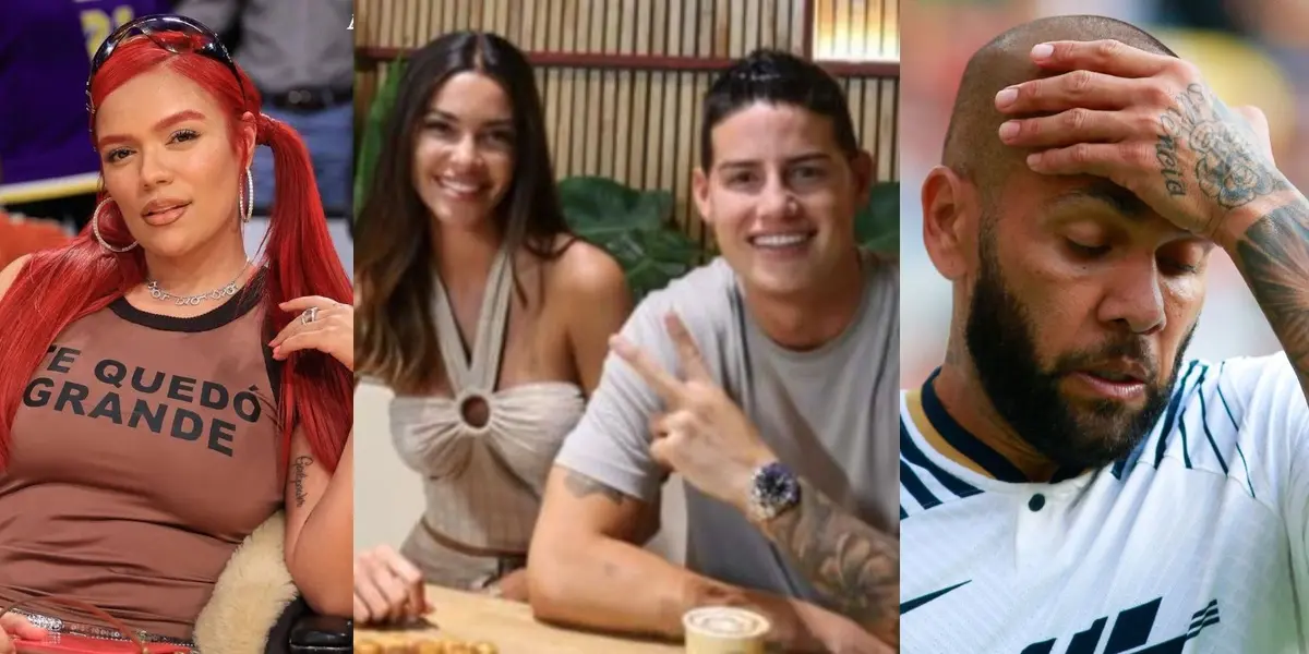 El jugador fue visto con la expareja de Dani Alves en Colombia