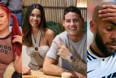 El jugador fue visto con la expareja de Dani Alves en Colombia