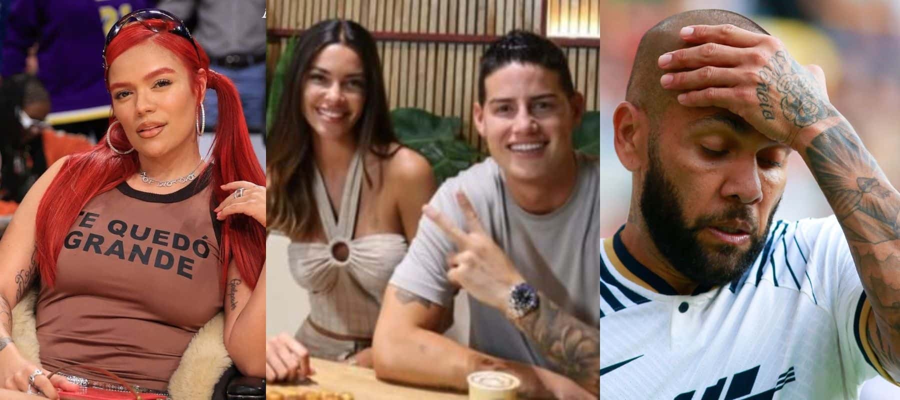 El jugador fue visto con la expareja de Dani Alves en Colombia