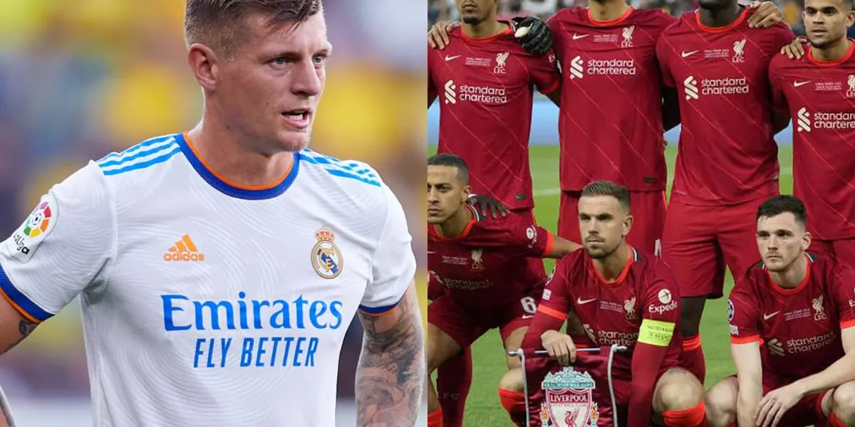 El jugador habló luego de ganar la Champions League y tuvo una insólita acción en medio de una entrevista.